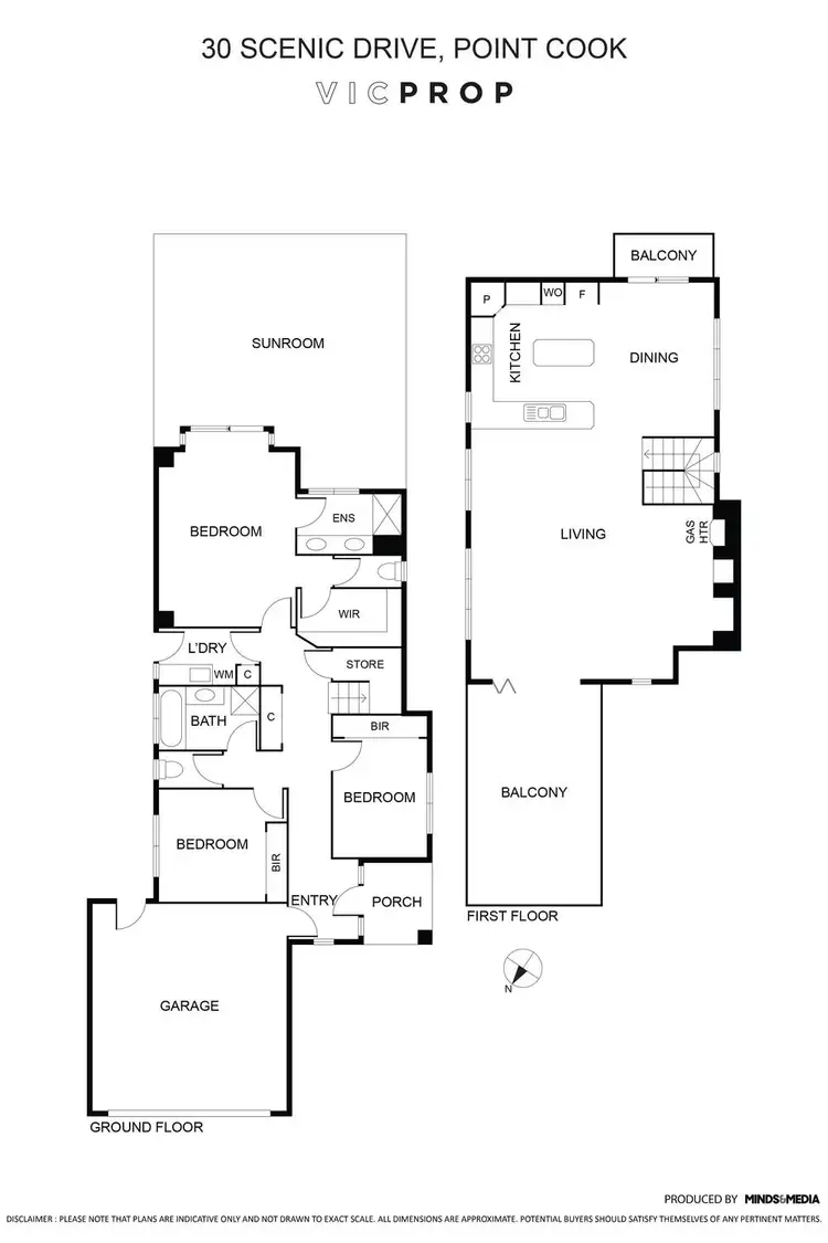 Floorplan of Homely house listing, 30 Scenic Drive, Sanctuary Lakes VIC 3030
