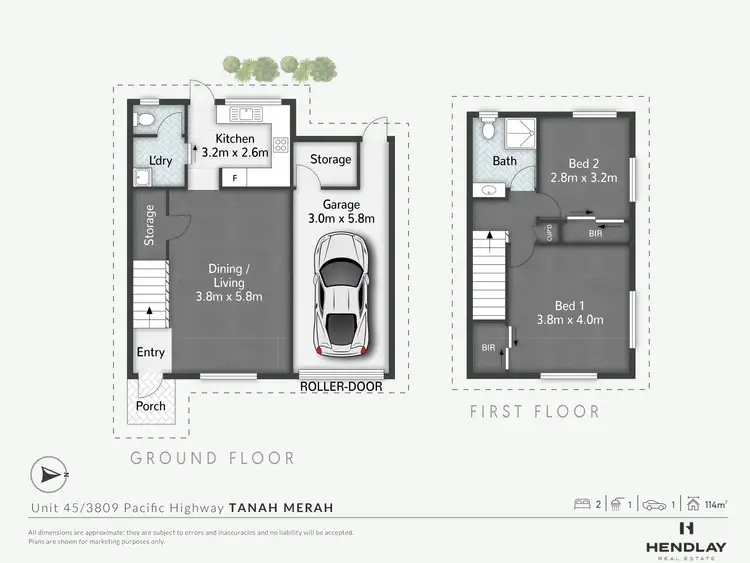 Floorplan of Homely unit listing, 45/3809 Pacific Highway, Tanah Merah QLD 4128