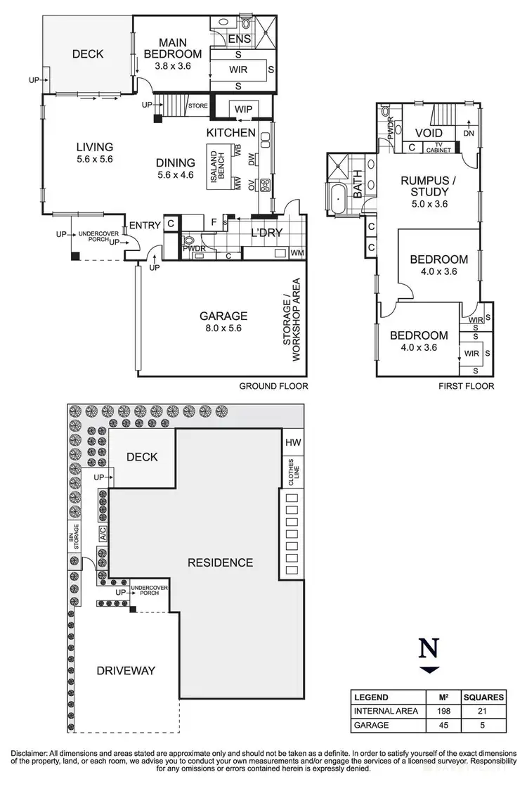 Floorplan of Homely townhouse listing, 2/48 Springfield Road, Blackburn VIC 3130