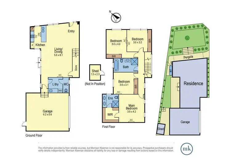 Floorplan of Homely townhouse listing, 1/31 Cooinda Crescent, Watsonia VIC 3087