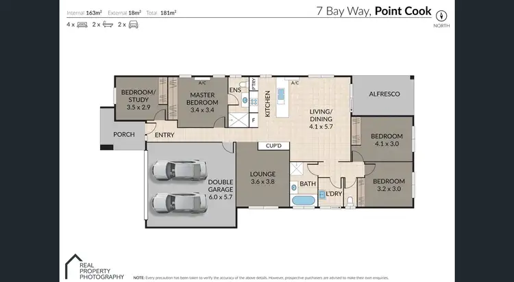 Floorplan of Homely house listing, 7 Bay Way, Point Cook VIC 3030