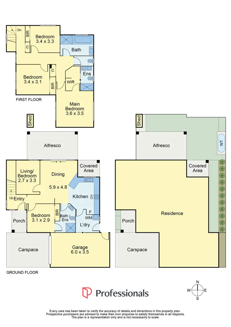 Floorplan of Homely townhouse listing, 4/1 Dunstan Street, Clayton VIC 3168