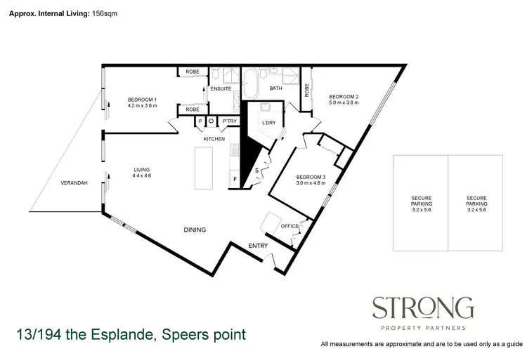 Floorplan of Homely unit listing, 13/194 The Esplanade, Speers Point NSW 2284