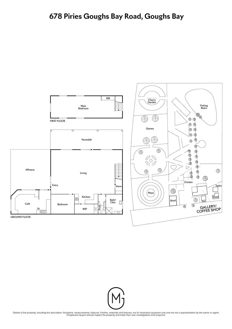 Floorplan of Homely rural property listing, 678 Piries Goughs Bay Road, Mansfield VIC 3722