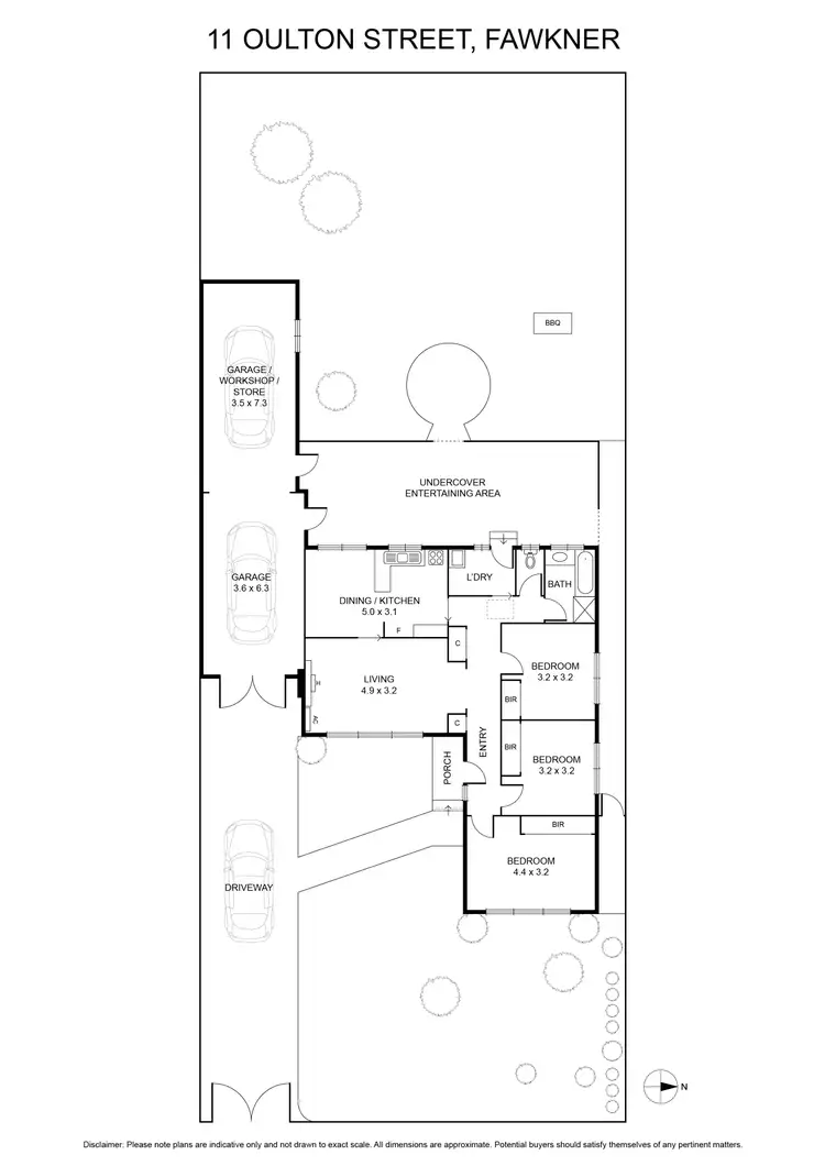 Floorplan of Homely house listing, 11 Oulton Street, Fawkner VIC 3060