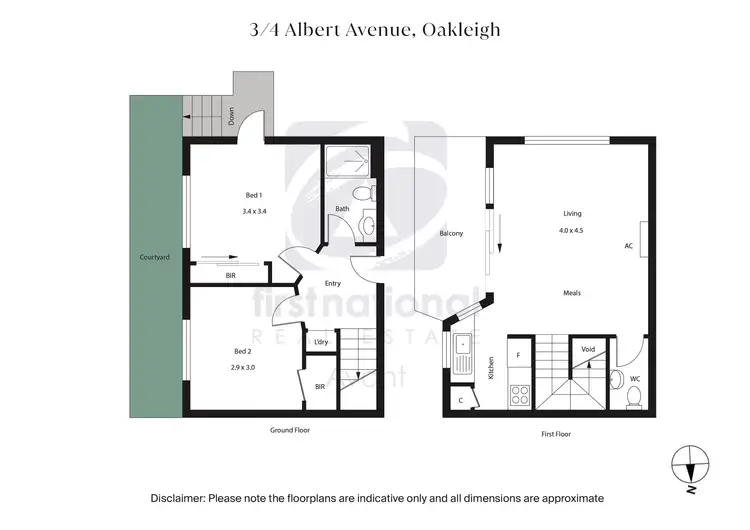 Floorplan of Homely apartment listing, 3/4 Albert Avenue, Oakleigh VIC 3166