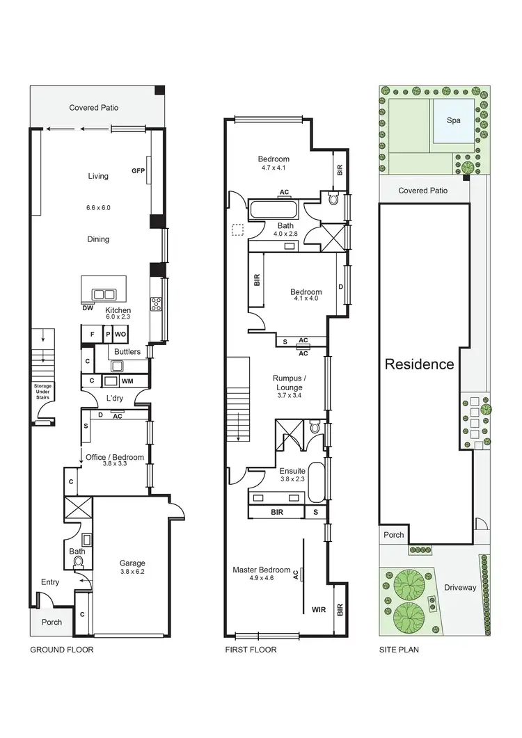 Floorplan of Homely townhouse listing, 30b Narrawong Road, Caulfield South VIC 3162