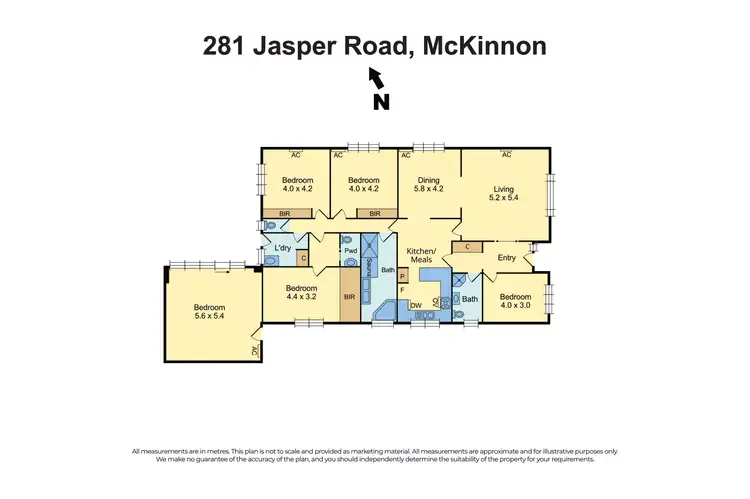 Floorplan of Homely house listing, 281 Jasper Road, Mckinnon VIC 3204