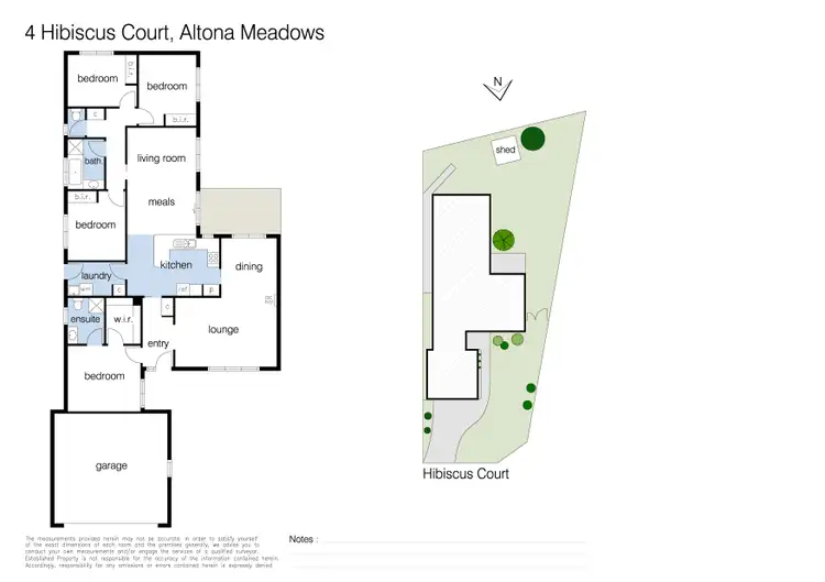 Floorplan of Homely house listing, 4 Hibiscus Court, Altona Meadows VIC 3028