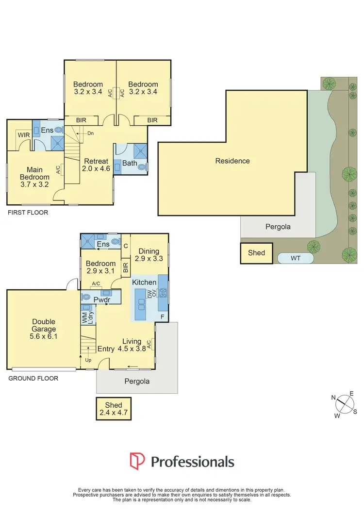 Floorplan of Homely townhouse listing, Address available on request