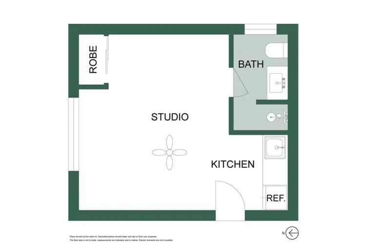 Floorplan of Homely apartment listing, 2/25 Redan Street, St Kilda VIC 3182