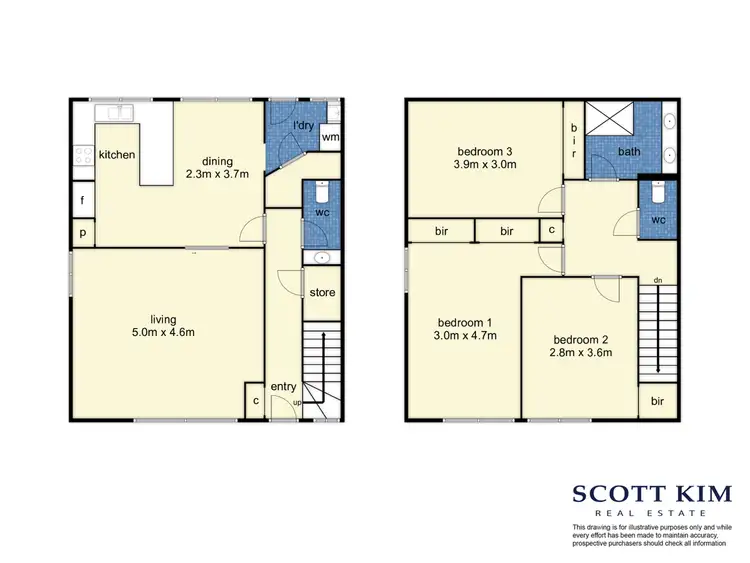 Floorplan of Homely townhouse listing, 1/1548-1550 Malvern Road, Glen Iris VIC 3146