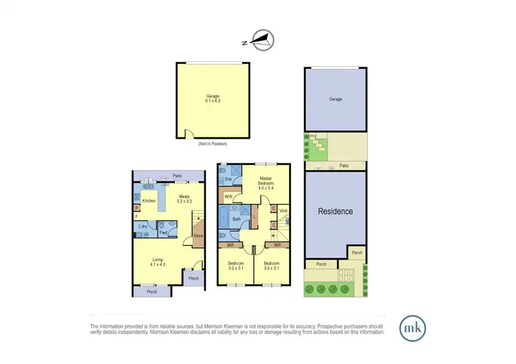 Floorplan of Homely townhouse listing, 42 Valencia Boulevard, Doreen VIC 3754