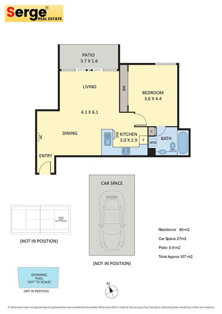 Floorplan of Homely apartment listing, 15/600 Epsom Road, Flemington VIC 3031
