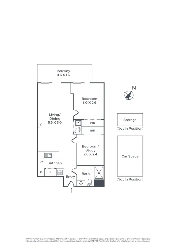 Floorplan of Homely apartment listing, 109/3 Olive York Way, Brunswick West VIC 3055