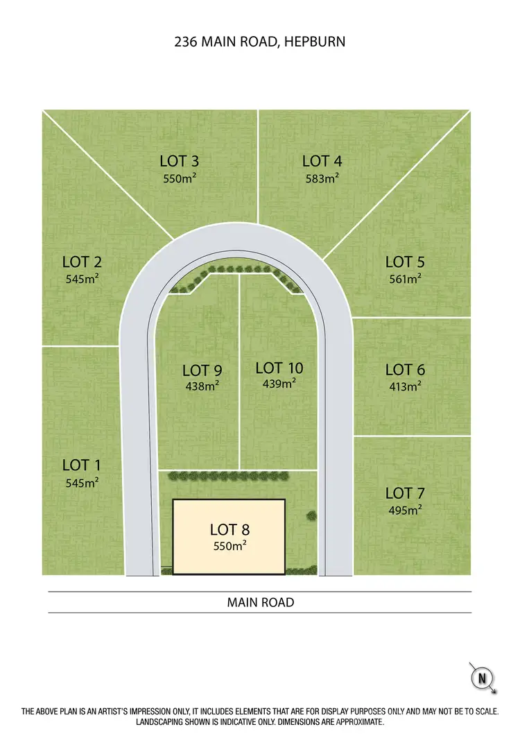 Floorplan of Homely land listing, LOT Lot 3, 236 Main Road, Hepburn VIC 3461