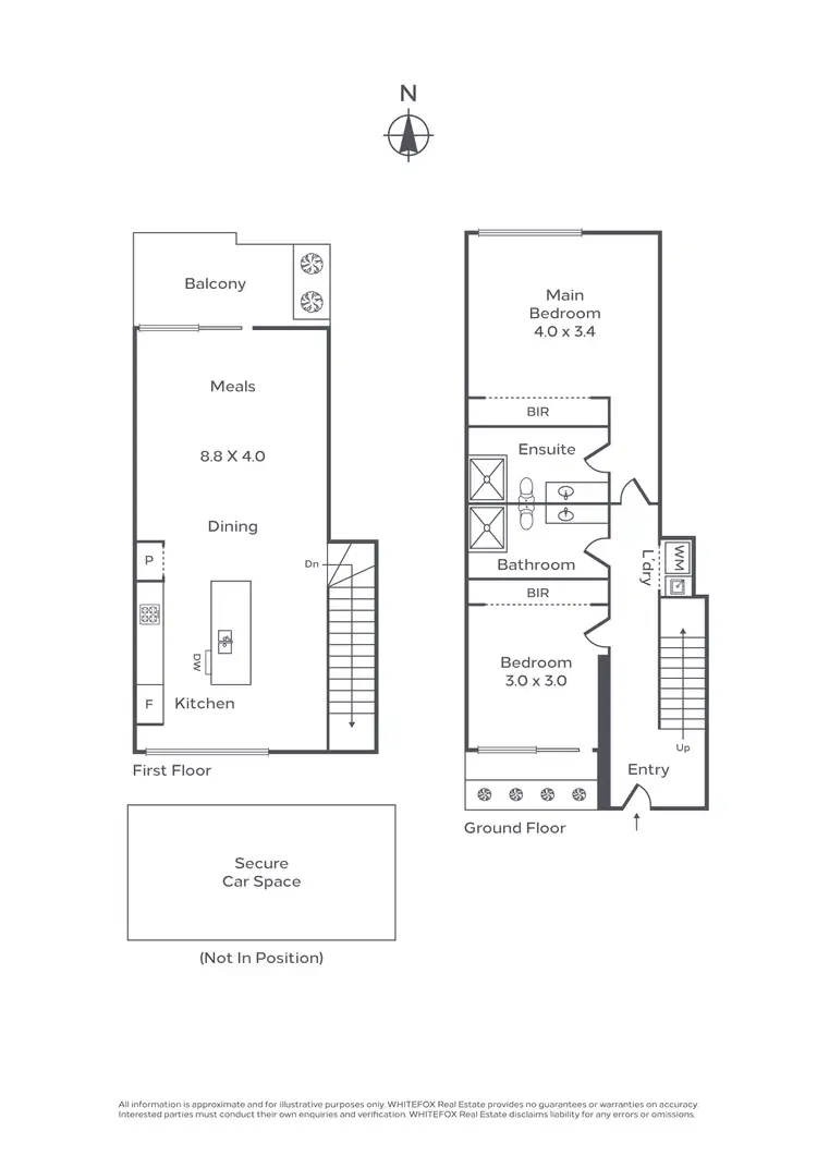 Floorplan of Homely townhouse listing, G12/7 White Street, Windsor VIC 3181