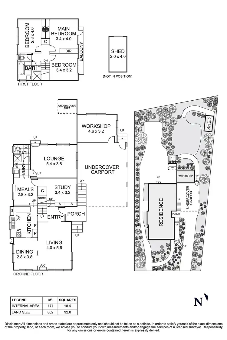 Floorplan of Homely house listing, 4 Ancona Court, Eltham VIC 3095