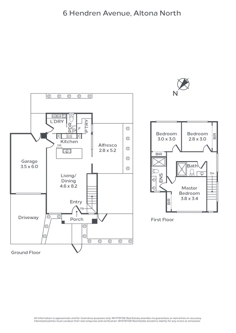Floorplan of Homely house listing, 6 Hendren Avenue, Altona North VIC 3025