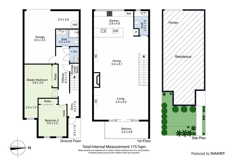 Floorplan of Homely townhouse listing, 3 Hartman Walk, Footscray VIC 3011