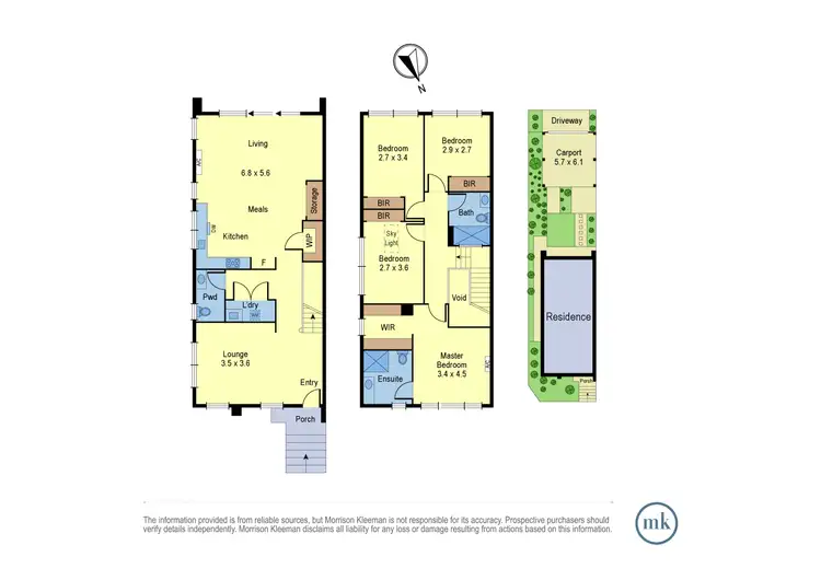 Floorplan of Homely townhouse listing, 11 Composites Lane, Doreen VIC 3754