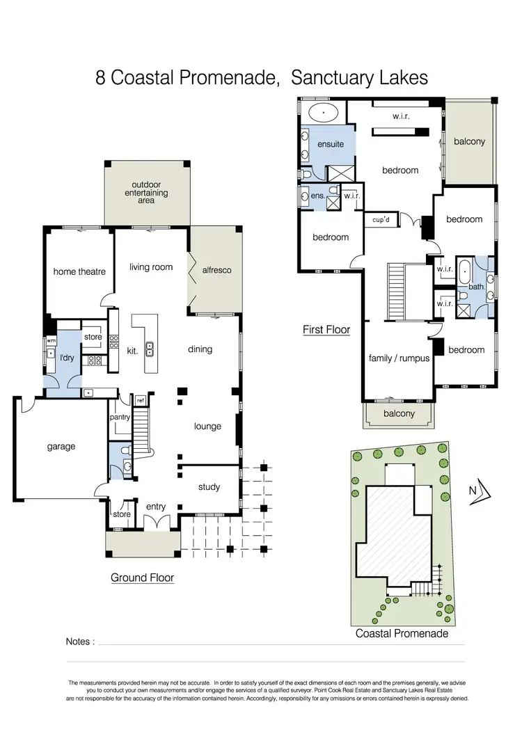Floorplan of Homely house listing, 8 Coastal Promenade, Sanctuary Lakes VIC 3030