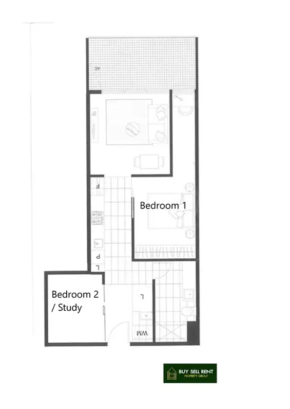 Floorplan of Homely apartment listing, 104/2 Clarkson Court, Clayton VIC 3168
