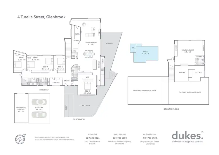 Floorplan of Homely house listing, 4 Turella Street, Glenbrook NSW 2773