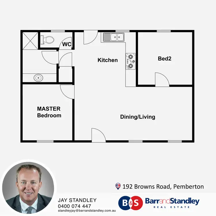 Floorplan of Homely rural property listing, 192 Browns Road, Pemberton WA 6260