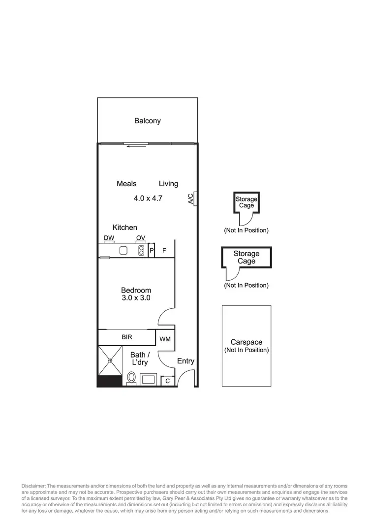 Floorplan of Homely apartment listing, 209/181-185 St Kilda Road, St Kilda VIC 3182