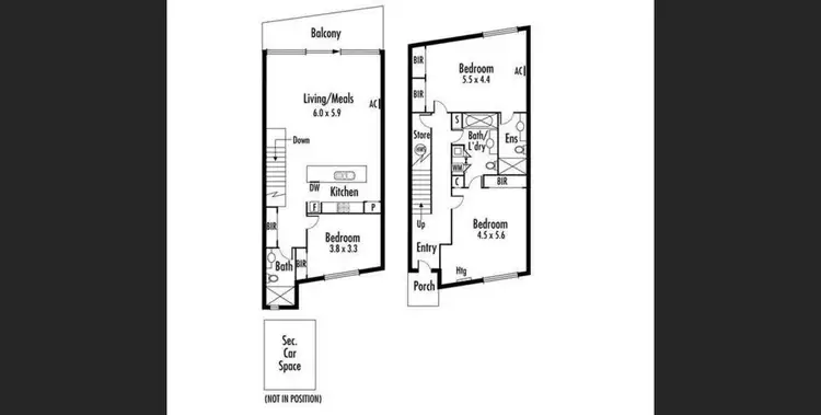 Floorplan of Homely townhouse listing, 6/148 Nepean Highway, Aspendale VIC 3195