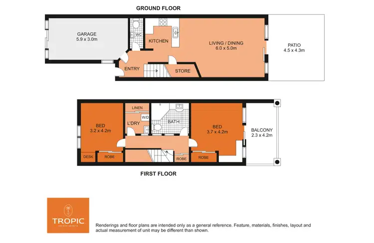 Floorplan of Homely unit listing, 6/18-20 Clifton Road, Clifton Beach QLD 4879