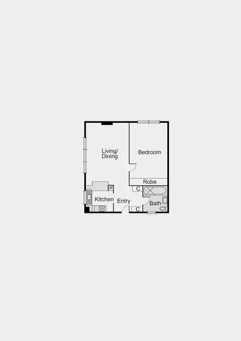 Floorplan of Homely apartment listing, 12/91 Ormond Esplanade, Elwood VIC 3184