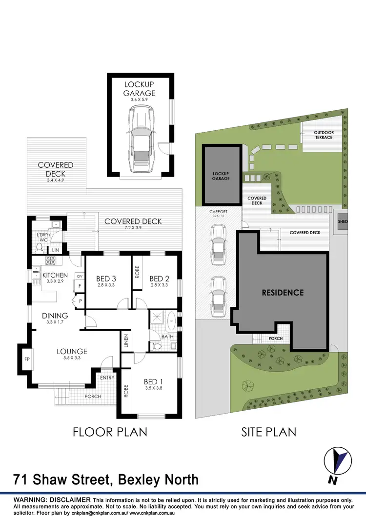 Floorplan of Homely house listing, 71 Shaw Street, Bexley North NSW 2207
