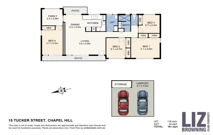 Floorplan of Homely house listing, 15 Tucker Street, Chapel Hill QLD 4069