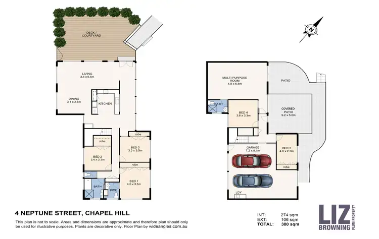 Floorplan of Homely house listing, 4 Neptune Street, Chapel Hill QLD 4069