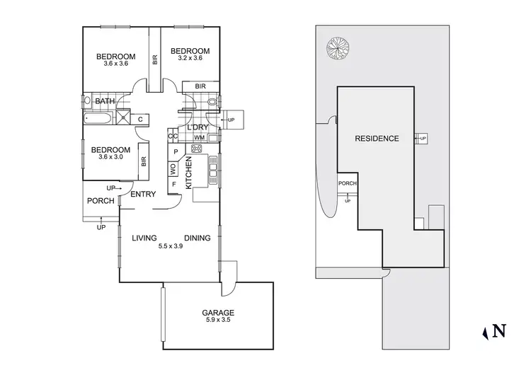 Floorplan of Homely unit listing, 5/7-9 Webb Street, Seaford VIC 3198