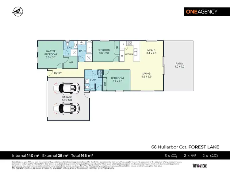 Floorplan of Homely house listing, 66 Nullarbor Circuit, Forest Lake QLD 4078