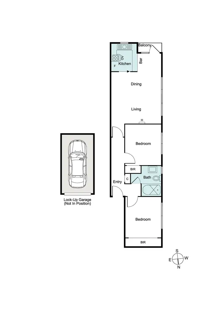 Floorplan of Homely apartment listing, 1/59 Albion Street, South Yarra VIC 3141