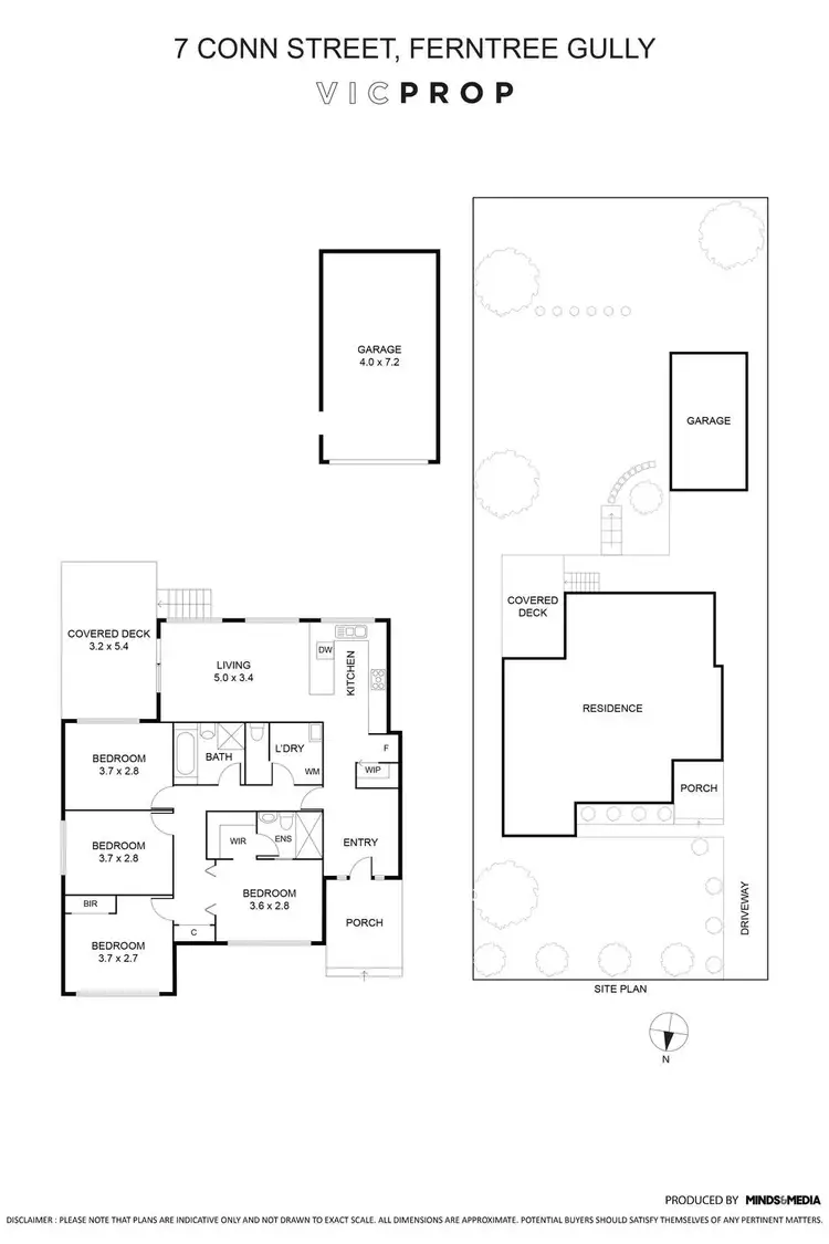 Floorplan of Homely house listing, 7 Conn Street, Ferntree Gully VIC 3156
