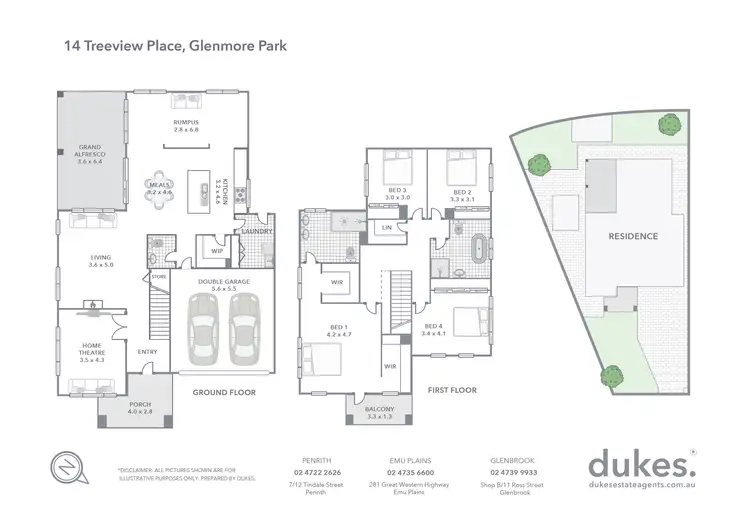 Floorplan of Homely house listing, 14 Treeview Place, Glenmore Park NSW 2745