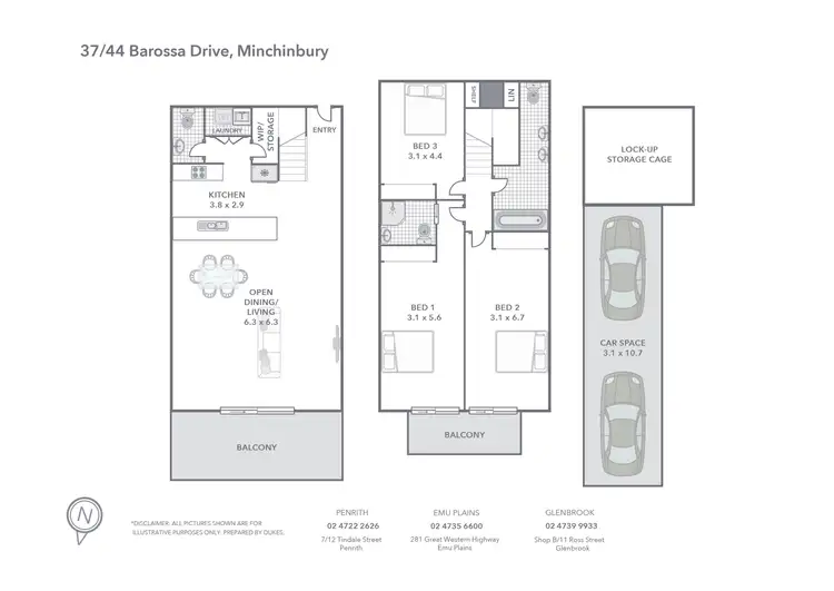Floorplan of Homely apartment listing, 37/44 Barossa Drive, Minchinbury NSW 2770
