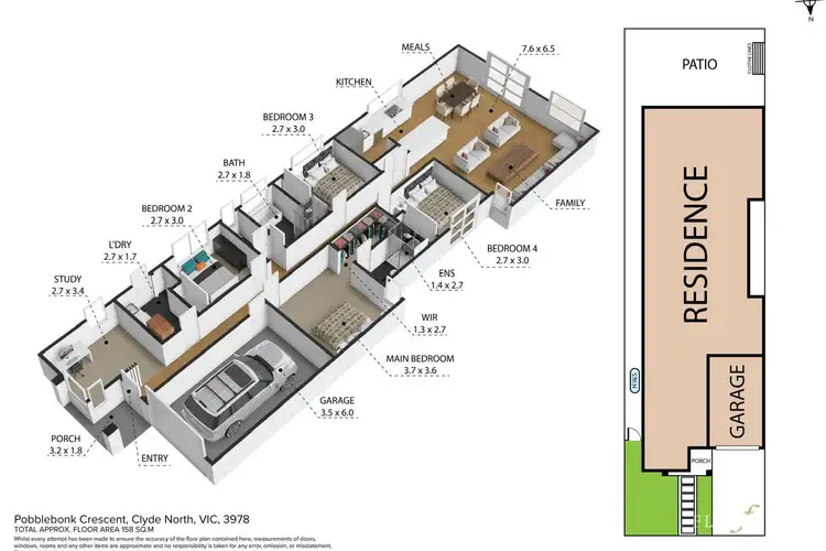 Floorplan of Homely house listing, 39 Pobblebonk Crescent, Clyde North VIC 3978