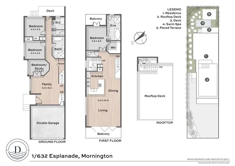 Floorplan of Homely house listing, 1/632 Esplanade, Mornington VIC 3931