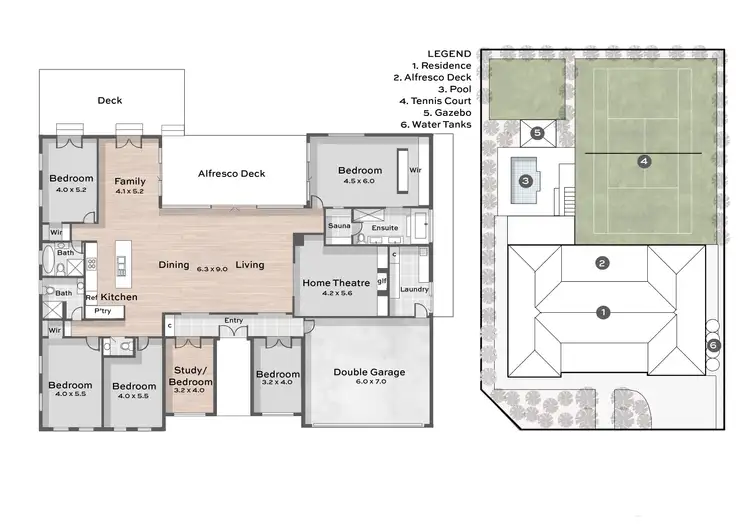 Floorplan of Homely house listing, 42 Hove Road, Mount Martha VIC 3934