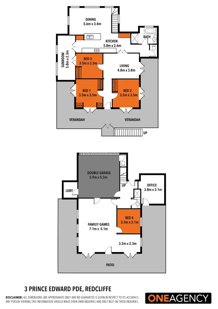 Floorplan of Homely house listing, 3 Prince Edward Parade, Redcliffe QLD 4020