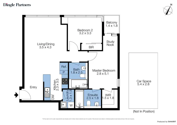 Floorplan of Homely apartment listing, 907/28 Wills Street, Melbourne VIC 3000