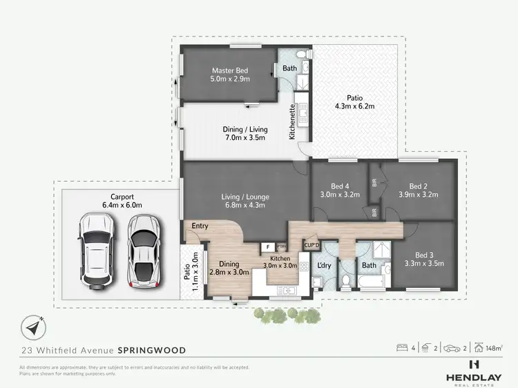 Floorplan of Homely house listing, 23 Whitfield Avenue, Springwood QLD 4127