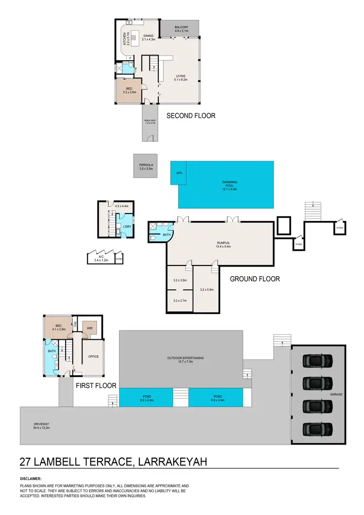 Floorplan of Homely house listing, 27 Lambell Terrace, Larrakeyah NT 820