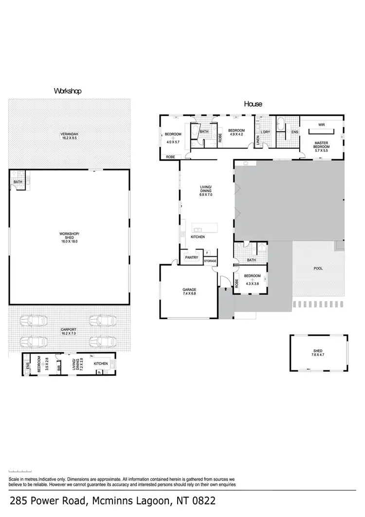 Floorplan of Homely house listing, 285 Power Road, Mcminns Lagoon NT 822